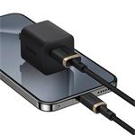 Baseus Dura USB/USB-C rýchlonabíjací kábel 1m 60W čierny zlatý