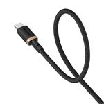 Baseus Dura USB/USB-C rýchlonabíjací kábel 2m 60W čierny zlatý