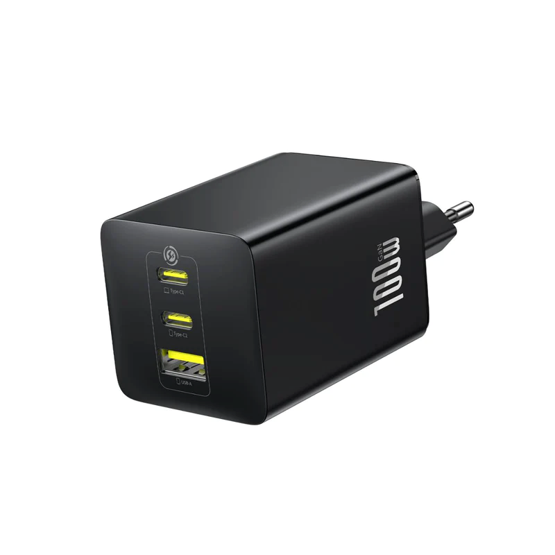 Baseus EnerFill FE11 100W 2xUSB-C, 1xUSB čierna