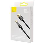 Baseus Explorer Series datový kabel USB-A/USB-C s inteligentním vypnutím 100 W 2m černá