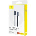 Baseus Flash USB-C/USB-C kábel 1m 240W čierny