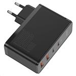 Baseus GaN2 Pro rýchlonabíjací adaptér 2x USB-C 2x USB-A 100W čierny
