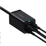 Baseus GaN3 Pro stolní rychlonabíjecí adaptér 2x USB-A, 2x USB-C 100W černá