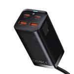 Baseus GaN3 Pro stolný rýchlonabíjací adaptér 2x USB-A, 2x USB-C 100W čierny