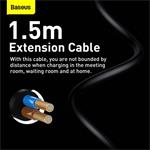 Baseus GaN3 Pro stolný rýchlonabíjací adaptér 2x USB-A, 2x USB-C 100W čierny