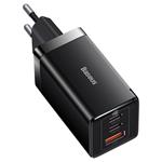 Baseus GaN5 Pro rýchlonabíjací adaptér 2x USB-C + USB-A 65W čierny