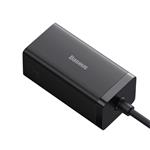 Baseus GaN5 Pro rýchlonabíjací stolný adaptér 2x USB-C + USB-A + HDMI 67W 1,5 m kábel čierny