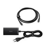 Baseus GaN5 Pro rýchlonabíjací stolný adaptér 2x USB-C + USB-A + HDMI 67W 1,5 m kábel čierny