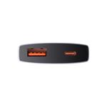 Baseus GaN5 Pro Ultra Slim USB-C/USB-A 65 W nabíjačka sivá