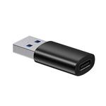 Baseus Ingenuity mini OTG adaptér USB-A 3,1A samec na USB-C samica, čierny