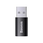 Baseus Ingenuity mini OTG adaptér USB-A 3,1A samec na USB-C samica, čierny