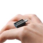 Baseus Ingenuity mini OTG adaptér USB-C samec na USB-A samica 3,1 A, čierny
