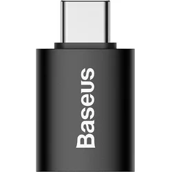 Baseus Ingenuity mini OTG adaptér USB-C samec na USB-A samice 3,1A, černá