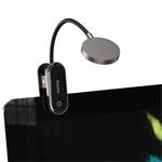 Baseus LED lampa na čtení s klipem, šedá