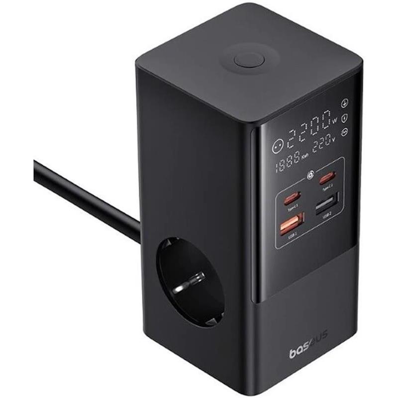 Baseus PowerCombo Tower 35W EU čierna nabíjacia stanica