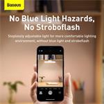 Baseus Pro Nabíjateľná magnetická stolová LED lampa s plynulým stmievaním biela