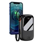 Baseus Qpow Pro Digitálny displej Rýchle nabíjanie Power Bank 20000mAh 20W iP Black
