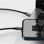 Baseus Rapid Series nabíjací/datový kábel 3v1 USB-C/ (microUSB Lightning PD 20W USB-C) 1,5 m čierny