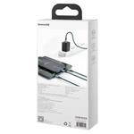Baseus Rapid Series Nabíjací/Dátový kábel 3v1 USB-C/ (microUSB Lightning PD 20W USB-C) 1,5 m zelený