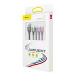 Baseus Rýchlonabíjací/dátový kábel 4v1 2* Lightning USB-C microUSB 3,5A 1,2 m, čierny