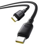 Baseus Silky USB-C/USB-C rýchlonabíjací kábel 1m 100W čierny