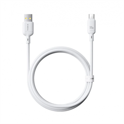 Baseus Silky USB/USB-C rýchlonabíjací kábel 1m 100W biely