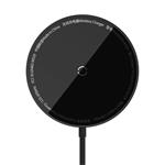 Baseus Simple Mini3 15W bezdrôtová nabíjačka USB-C čierna