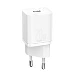 Baseus Super SI set adaptéru USB-C 20W a kabelu USB-C do Lightning 1m, bílá