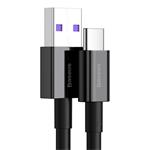 Baseus Superior Series USB/USB-C 66W rýchlonabíjací kábel 1m čierny
