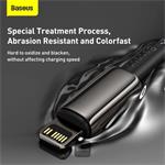 Baseus Tungsten Gold Rýchlonabíjací / dátový kábel USB-C na Lightning PD 20W 1m, čierny