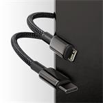 Baseus Tungsten Gold Rýchlonabíjací / dátový kábel USB-C na Lightning PD 20W 2m, čierny