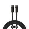 Baseus Tungsten Gold rychlonabíjecí kabel USB/Type-C 66W 2m černý