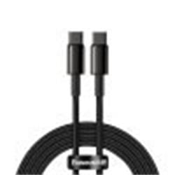 Baseus Tungsten Gold rychlonabíjecí kabel USB/Type-C 66W 2m černý