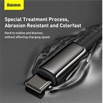 Baseus Tungsten Gold USB-C na USB-C Rýchlonabíjací / dátový kábel 100W 1m, čierny