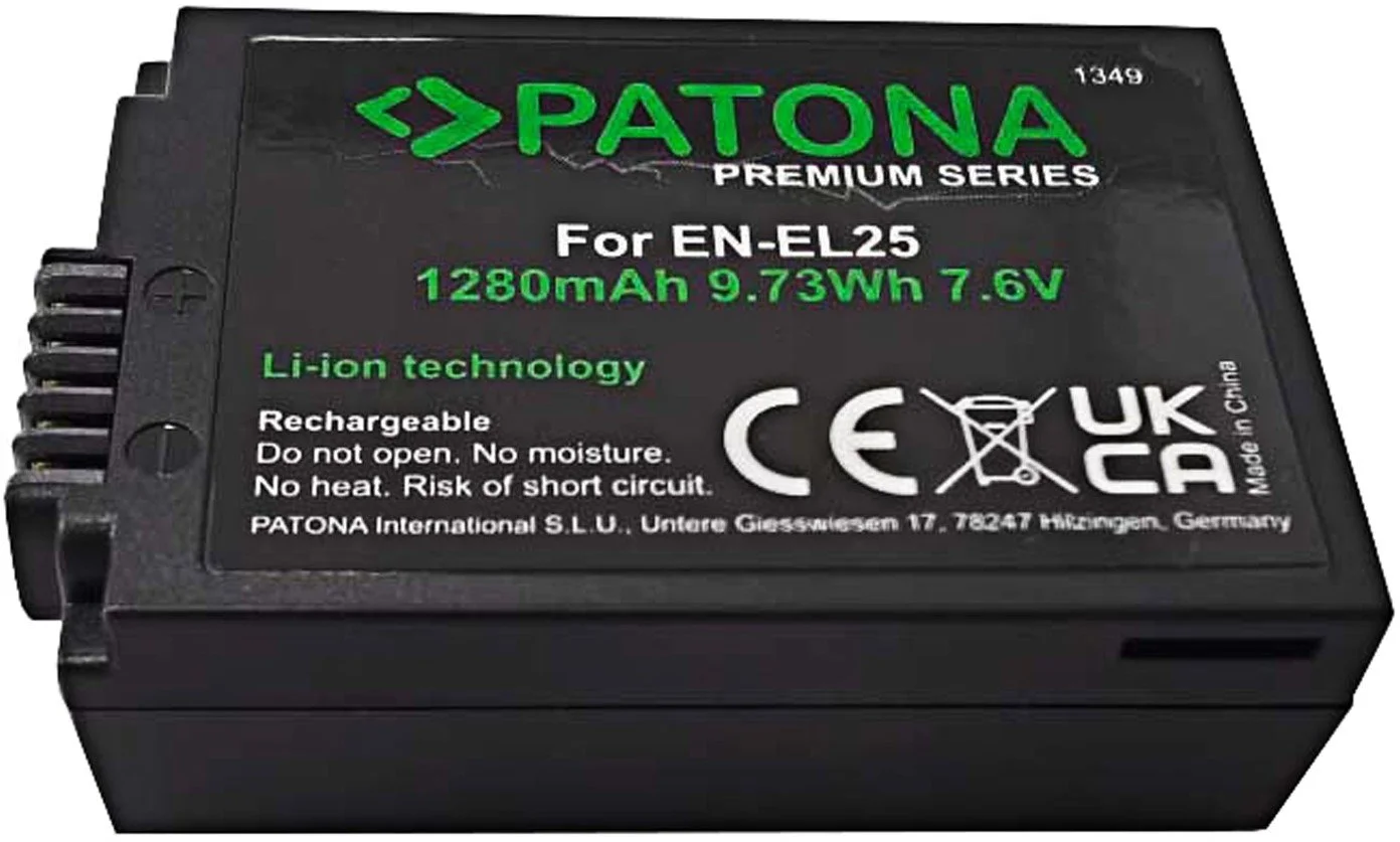 Batéria Patona Nikon EN-EL25 1280mAh Li-Ion Premium Z50 / Z fc