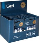 Baterie AA (LR6) alkalická GETI 1,5V Blistr 4ks
