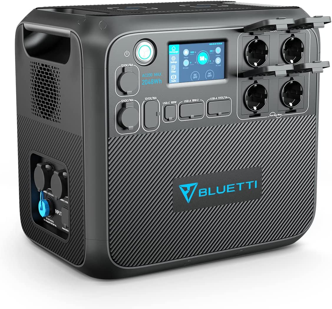Batériový generátor BLUETTI AC200MAX, kapacita 2048 Wh, batéria LiFePO4