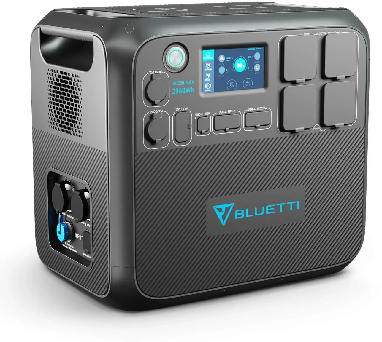 Batériový generátor BLUETTI AC200MAX, kapacita 2048 Wh, batéria LiFePO4