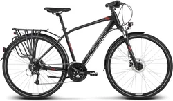 BCC 2018 KROSS 28" TRANS 8 vel.19" - black/burgundy/silver matt