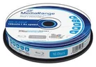 BD-R MediaRange Blu-ray 25GB 4x Printable (10pack) MR496 - Datová media zapisovací