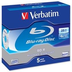 BD-R VERBATIM Blu-Ray Jewel 2x 25GB 5 pack