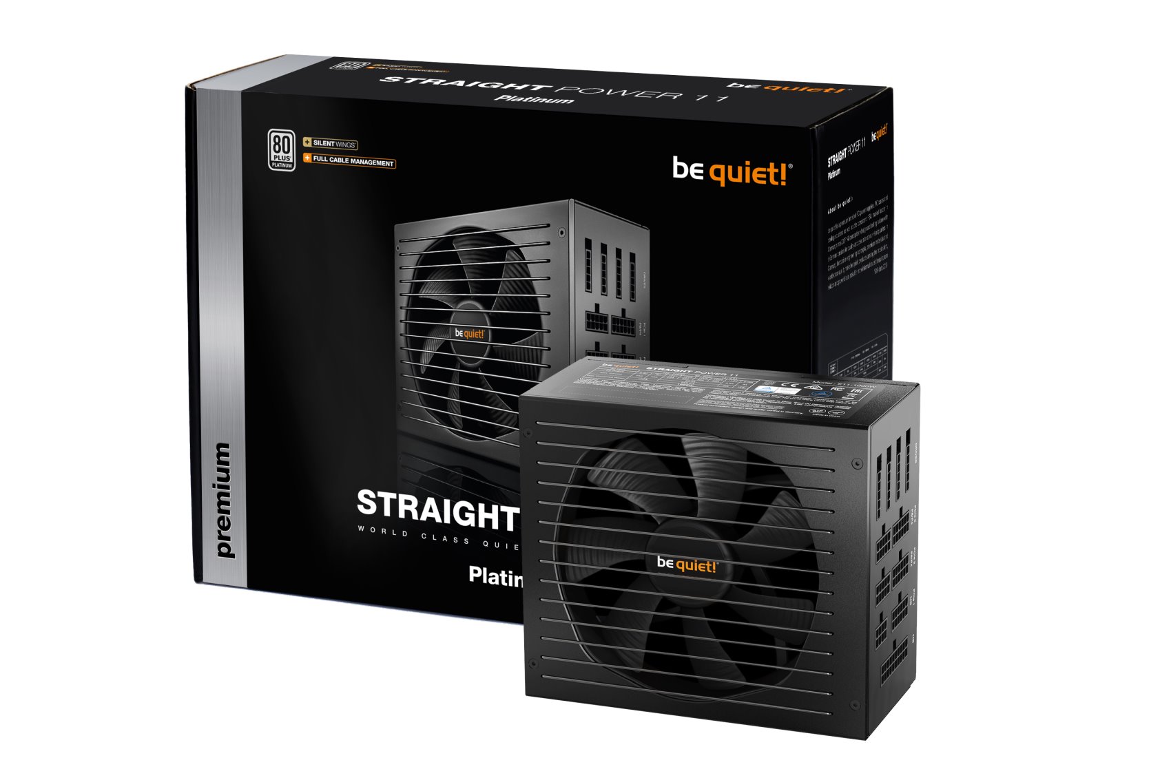 Блок питания be quiet straight power 11 platinum 1000w bn309 обзор