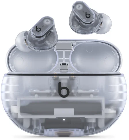 Beats Studio Buds - bezdrôtové slúchadlá s potlačením hluku - transparentné