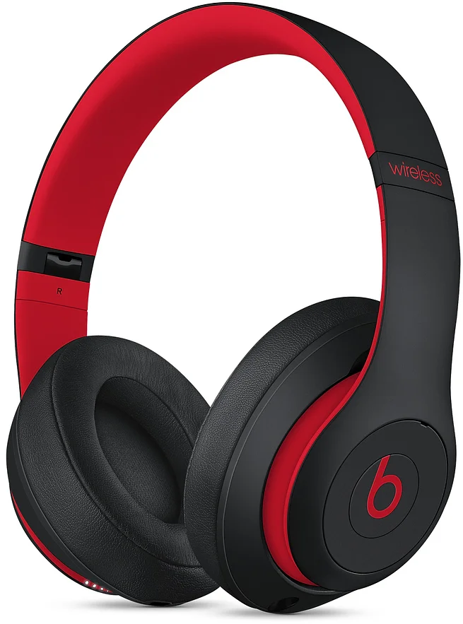 Beats Studio3 Wireless Over-Ear Headphones - The Beats Decade Collection - Defiant Black-Red