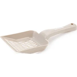 Beeztees Lopatka na čištění toalety plastová béžová 27x10x20cm