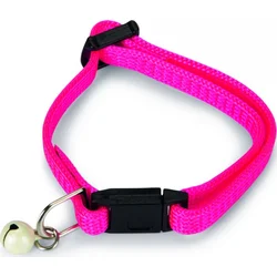 Beeztees Obojek pro koťata nylonový růžový 16-23cm x 8mm