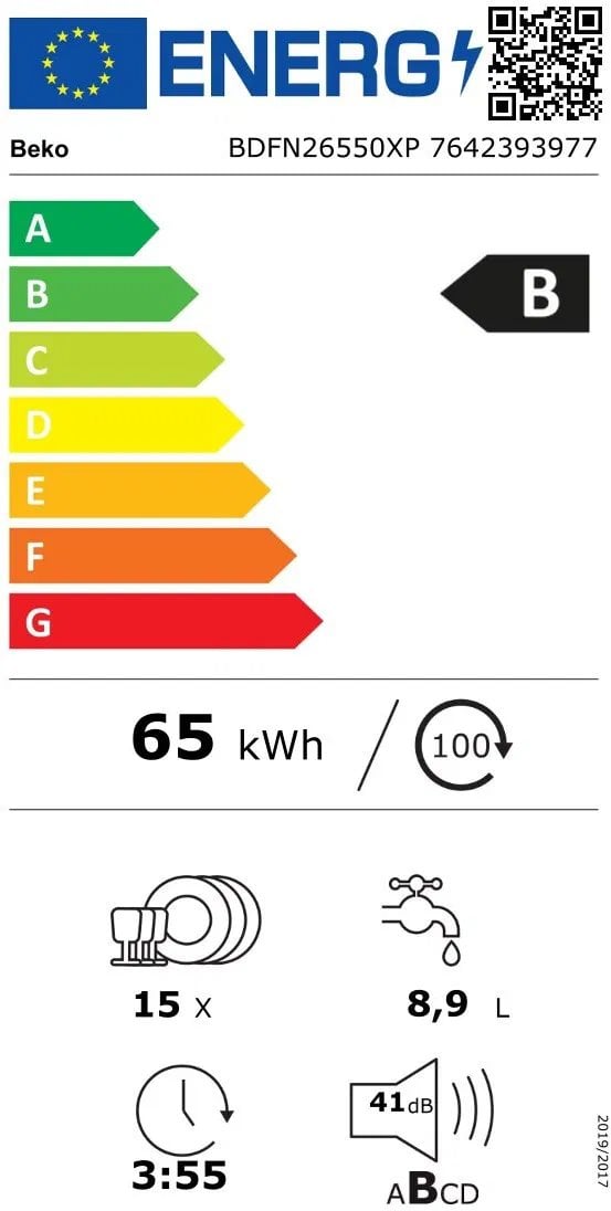 Beko BDFN26550XP