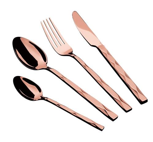 BerlingerHaus 24-dielna sada príborov Rosegold Metallic Line III, nerezová oceľ