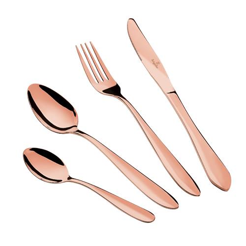 BerlingerHaus 24-dielna súprava príborov Rosegold Metallic Line, nerezová oceľ satin