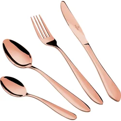 BerlingerHaus 24-dielna súprava príborov Rosegold Metallic Line, nerezová oceľ satin